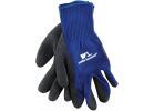 Wells Lamont Latex Coated Glove L, Blue &amp; Black
