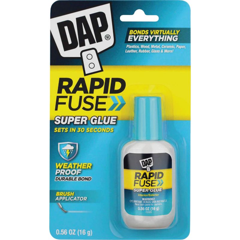 DAP RapidFuse Multi-Purpose Adhesive Clear, 0.56 Oz.
