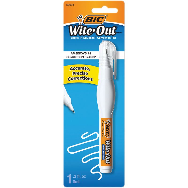 Bic Wite-Out Correction Pen 0.3 Fl. Oz., White