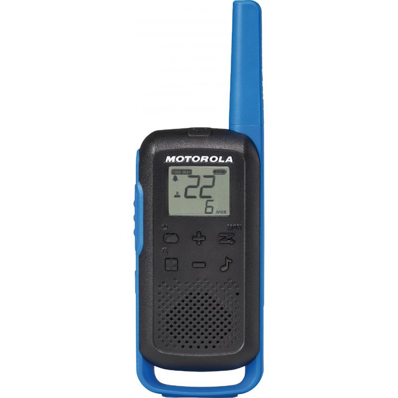 Motorola Recreational 2-Way Radio Black &amp; Blue