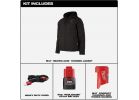 Milwaukee M12 Axis Heated Jacket Kit XL, Black