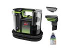 Bissell Little Green Max Pet Series 3857 Portable Carpet Cleaner, 32 oz Tank, 3 in W Cleaning Path Black/ChaCha Lime Accents, 32 Oz