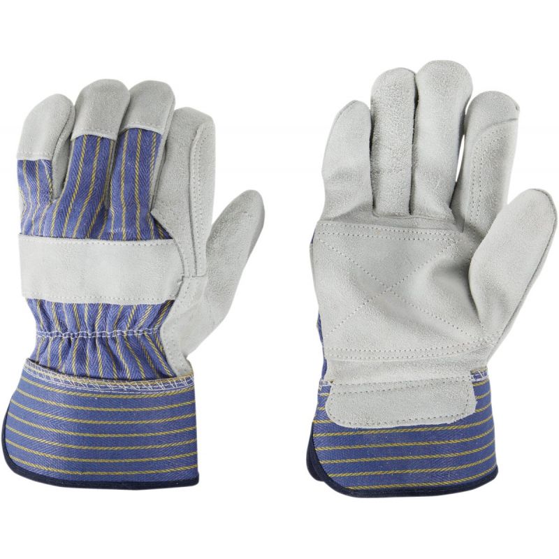 Do it Best Leather Fencing Glove L, Gray &amp; Blue