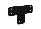 Simpson Strong-Tie APVT APVT6 Flat T-Strap, 16 in L, 5 in W, Steel, Powder-Coated/ZMAX Black (Pack of 8)