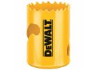 DeWALT DAH180026 Hole Saw, 1-5/8 in Dia, 1-3/4 in D Cutting, 5/8-18 Arbor, 4/5 TPI, HSS Cutting Edge