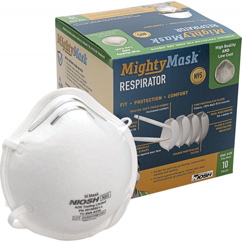 Mighty Mask N95 Dust &amp; Face Mask Disposable