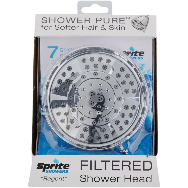 Sprite Regent 7-Spray Filtered Fixed Showerhead
