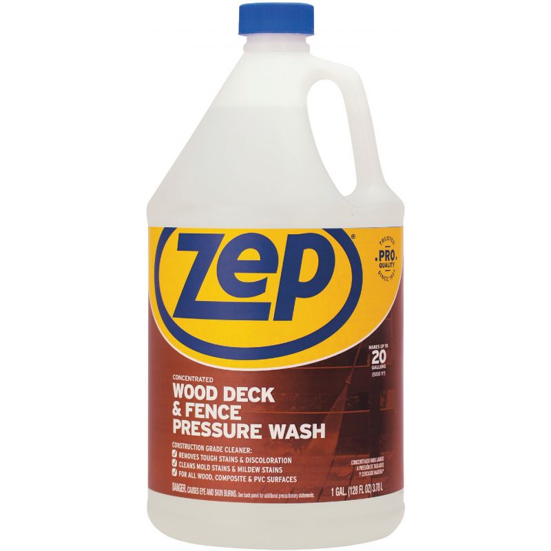 Zep Deck &amp; Fence Pressure Washer Concentrate Cleaner 1 Gal. (Pack of 4)