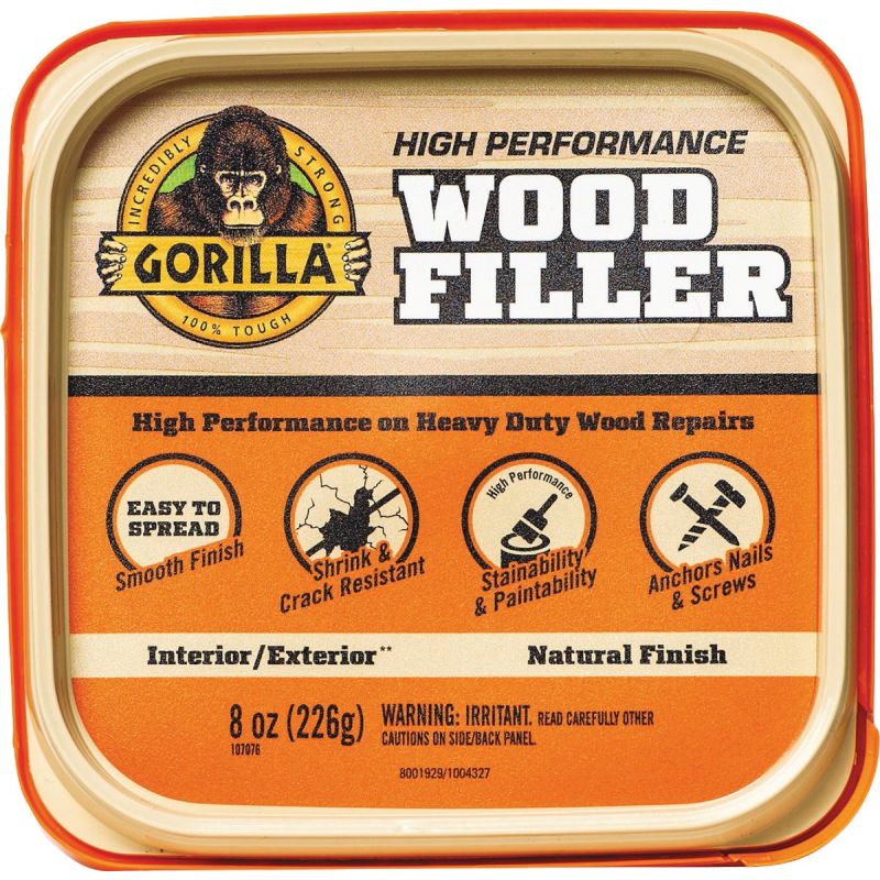 Gorilla Natural Wood Filler Natural Wood, 8 Oz.