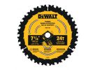 DeWALT DWA171460B10 Circular Saw Blade, 7-1/4 in Dia, 5/8 in Arbor, 60-Teeth
