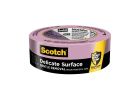 Scotch 2080-24EC Painter&#039;s Tape, 60 yd L, 0.94 in W, Paper/Polyethylene Film Backing, Purple Purple