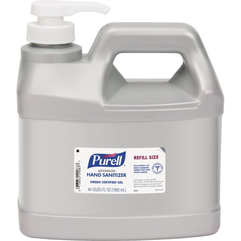 Purell Gel Hand Sanitizer 64 Oz. (Pack of 4)