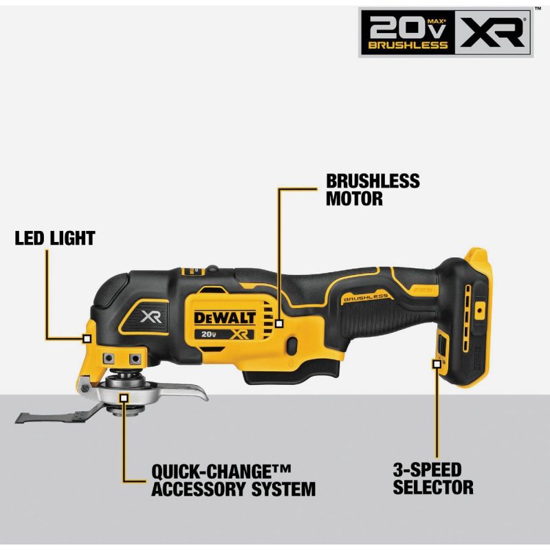 DeWalt 20V MAX XR Li-Ion 3-Tool Brushless Cordless Tool Combo Kit