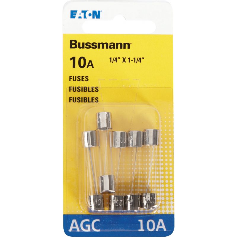 Bussmann Glass Tube Automotive Fuse Clear, 10