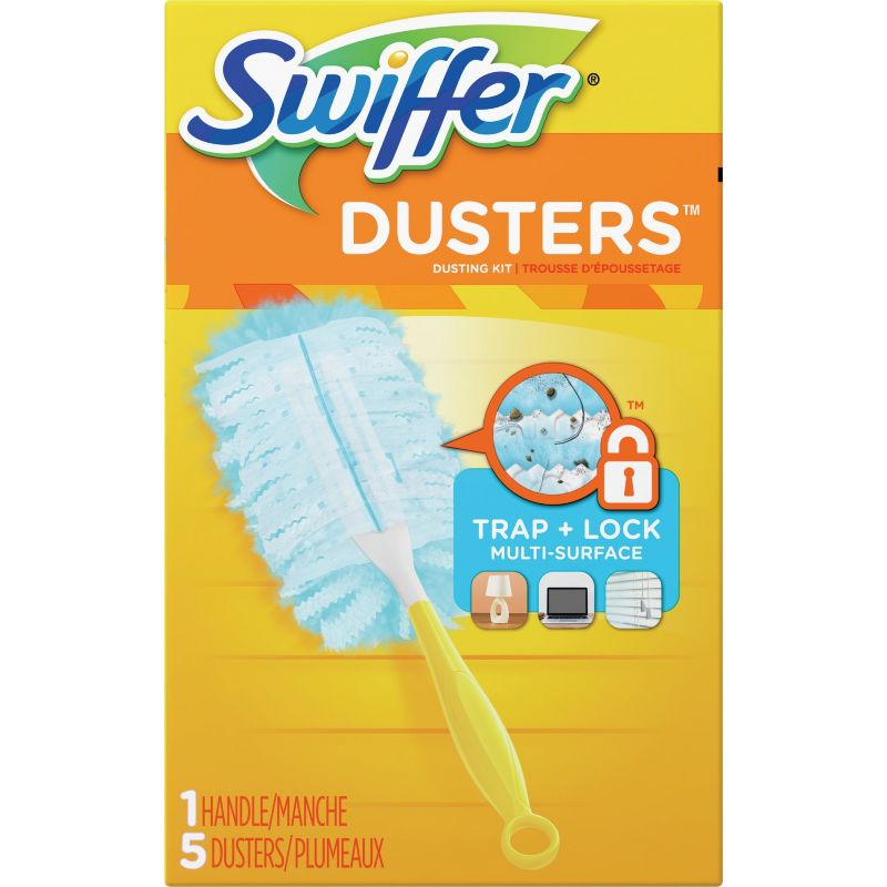 Swiffer Unscented Duster Kit - 6 / Kit - Blue, Yellow - Bluebird Office  Supplies