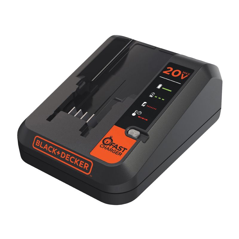 Black+Decker BDCAC202B Fast Charger, 20 V Input, 1.5 Ah, &lt;=45 min Charge, Battery Included: No