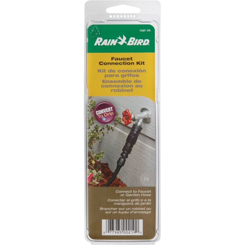 Rain Bird Hose-To-Drip Adapter Kit Black