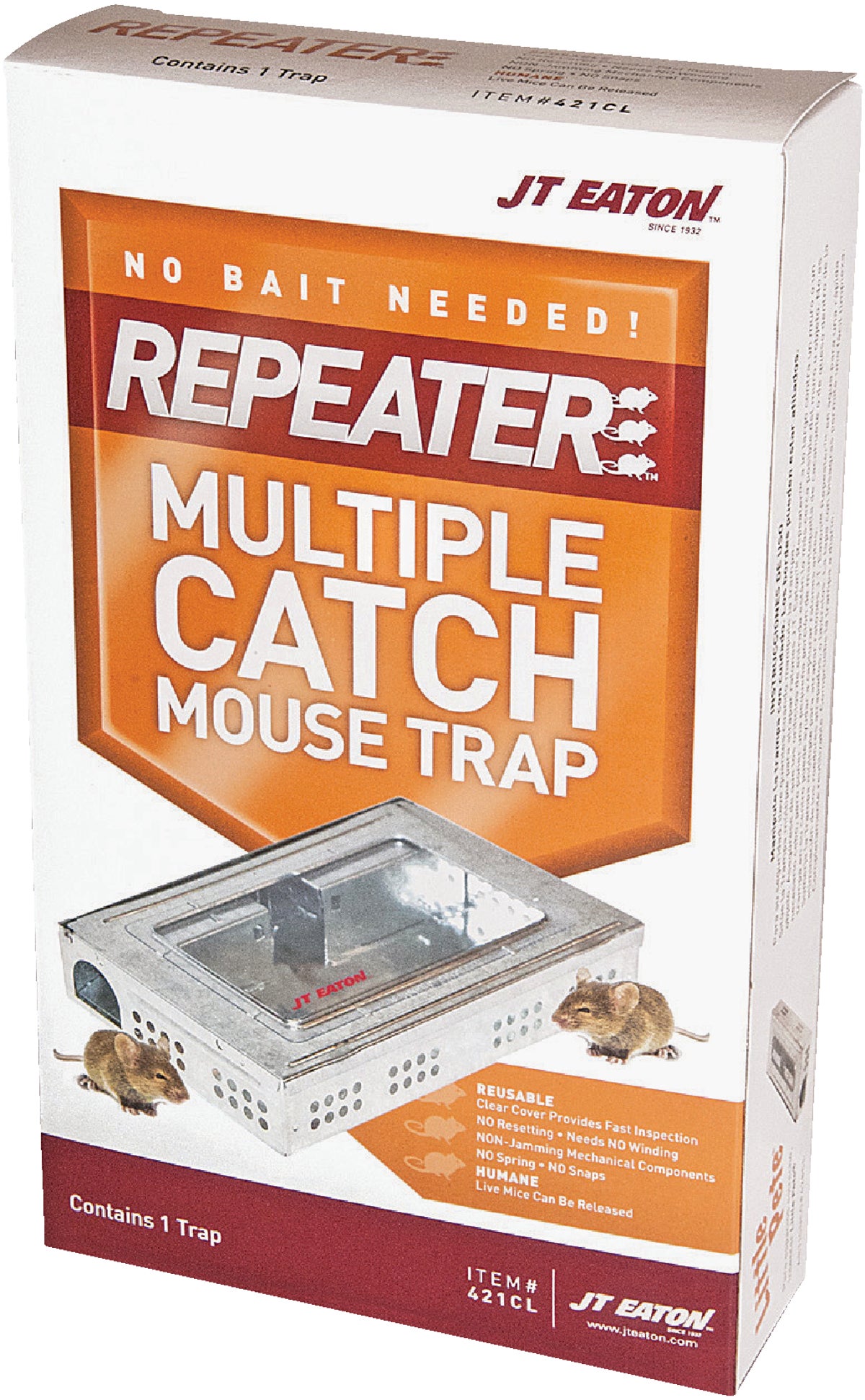 Little Pete - Multi-Catch Mouse Trap - Solid Lid