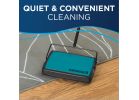 Bissell EasySweep Manual Carpet &amp; Floor Sweeper Teal