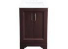 Continental Cabinets Waverly Vanity with Top Espresso, Waverly