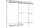 Rubbermaid Configurations 4 Ft. To 8 Ft. Adjustable Closet System