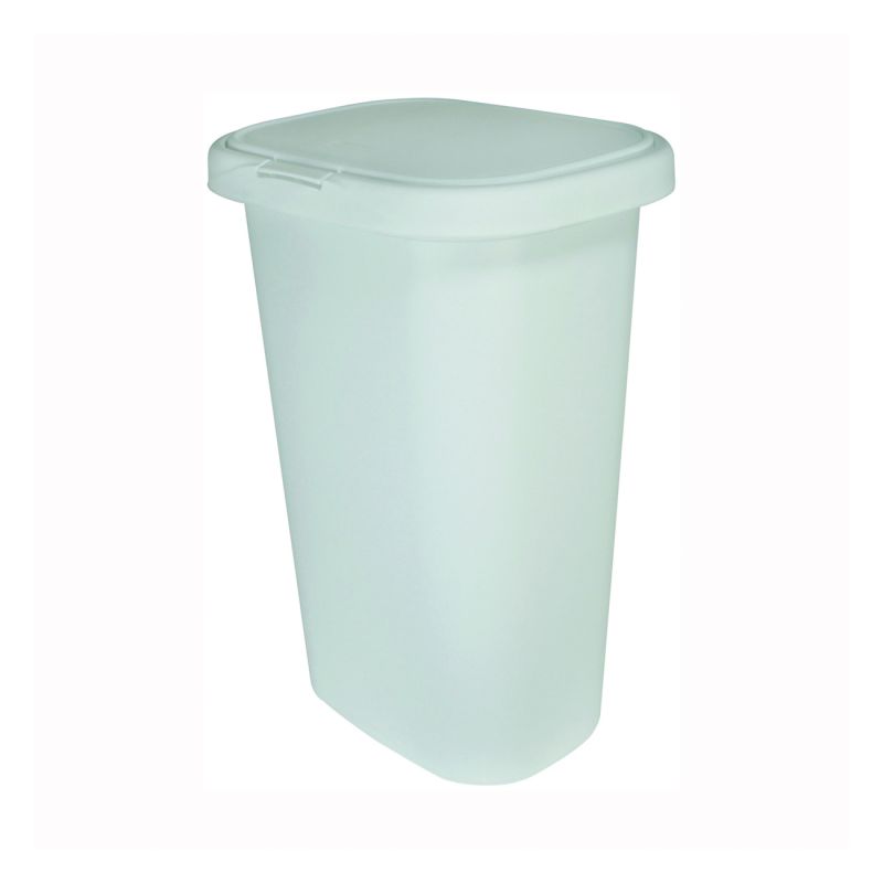 Rubbermaid 5L58 FG5L5806WHT Waste Can, 52 qt Capacity, Plastic, White, 25-1/2 in H 52 Qt, White