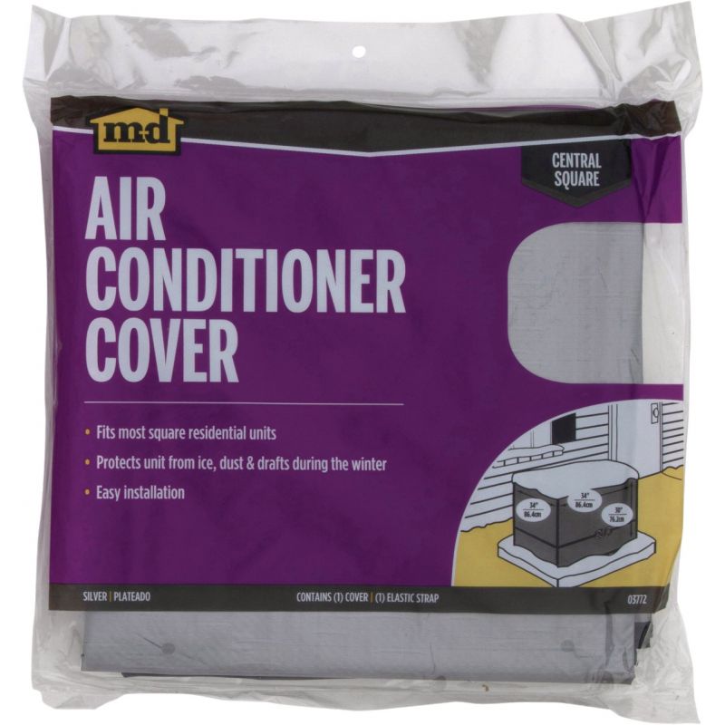 M-D Exterior Air Conditioner Cover 34 In. X 30 In. H., Gray