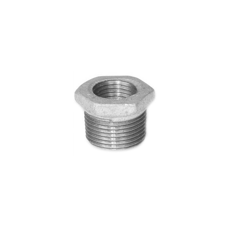 aqua-dynamic 5511-964 Hex Pipe Bushing, 1-1/4 x 3/4 in, MPT x FPT, Malleable Iron, 150 psi Pressure
