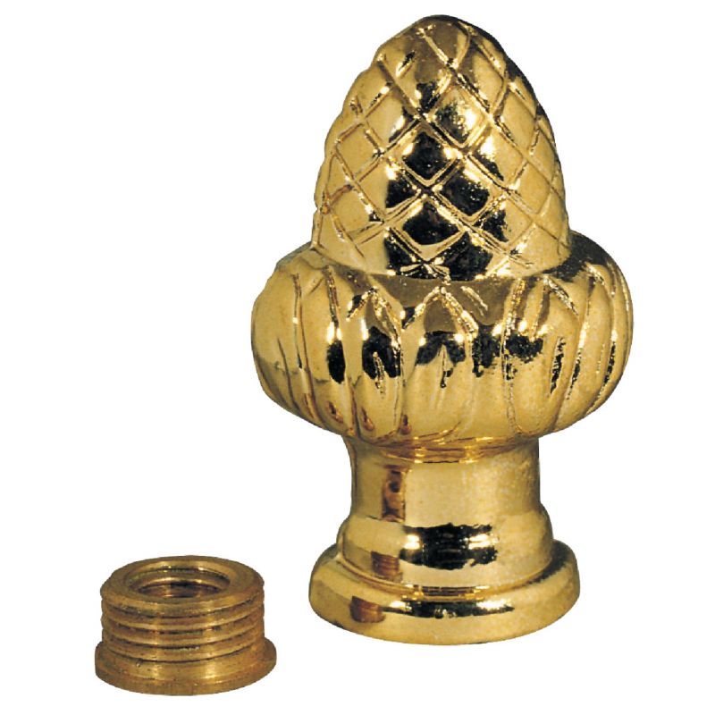 Westinghouse Acorn Lamp Finial &amp; Finial Thread Reducer