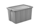 Sterilite 16796A04 Storage Tote, Polyethylene, Cement, 30 in L, 20 in W, 17-1/8 in H 30 Gal, Cement