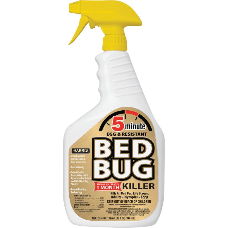 Harris 5-Minute Bedbug Killer 32 Oz., Trigger Spray