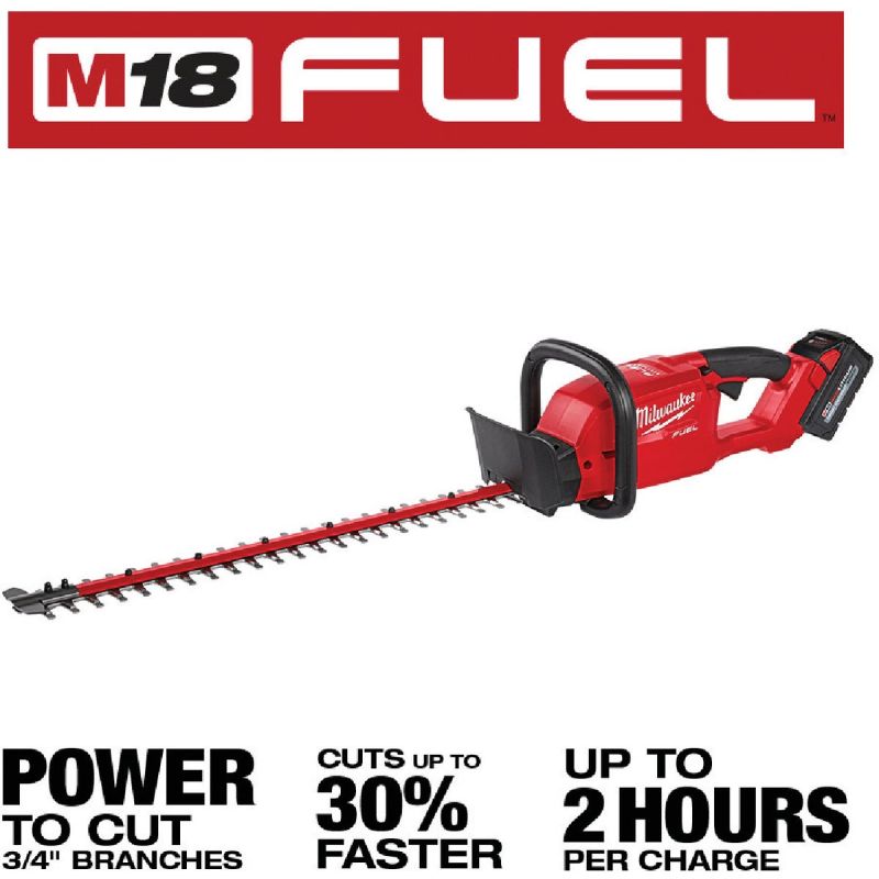 Milwaukee M18 Fuel Cordless Hedge Trimmer Kit 3/4 In., 24 In.