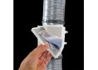 Dundas Jafine PCLT4WZW Dryer Duct Lint Trap, 4 in Duct, Polystyrene