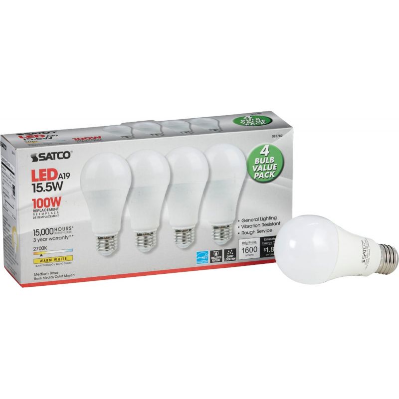 Satco A19 Medium LED Light Bulb