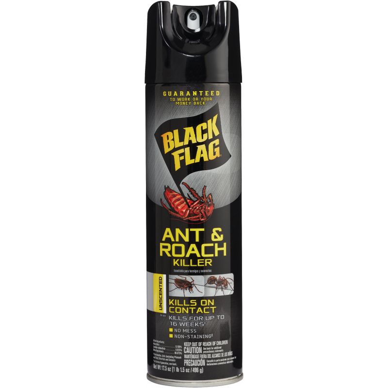 Black Flag Ant &amp; Roach Killer 17.5 Oz., Aerosol Spray