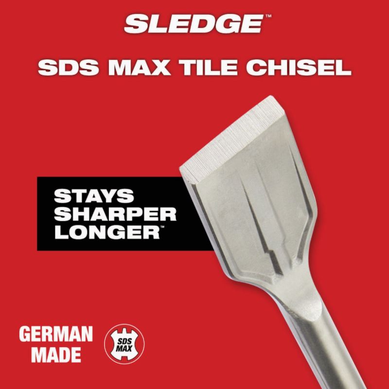 Milwaukee SLEDGE SDS-MAX Tile Chisel Tile Chisel