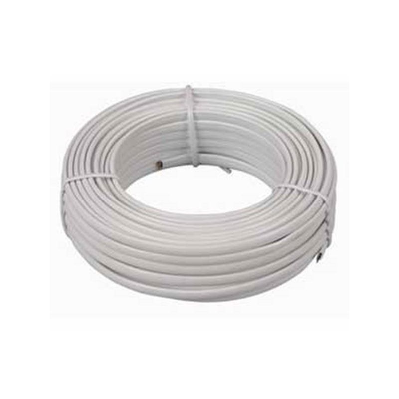RCA CTP050WHR Modular Line Cord, 50 ft Wire, Plastic Sheath, White Sheath