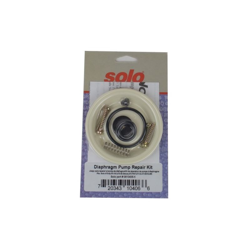 Solo 0610406-K Pump Repair Kit, Diaphragm