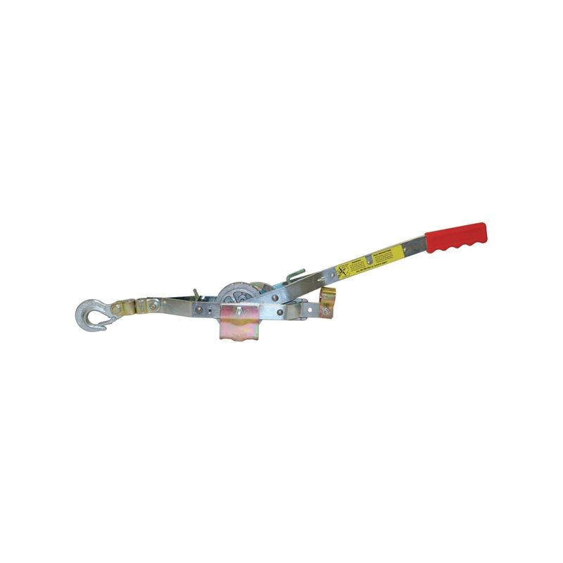 Maasdam A-0 Rope Puller, 0.75 ton Lifting, 1500 lb Pull Force, 8 in Mini Between Hooks, 1/2 in Dia Rope/Cable
