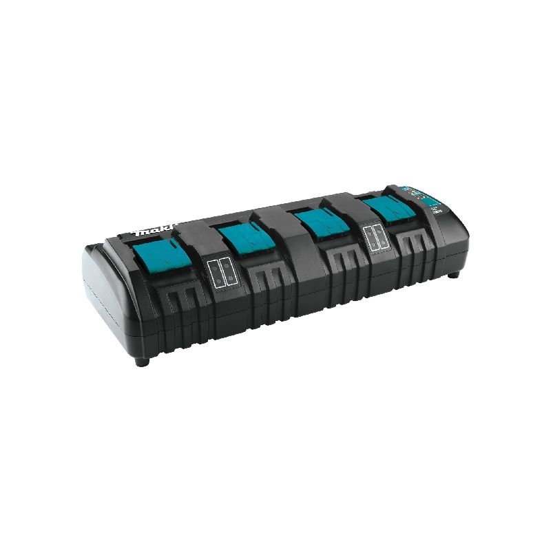 Makita DC18SF 4-Port Charger, 18 V Output, 2 to 3 Ah, 50 to 100 min Charge