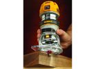DeWALT DWP611 Compact Router with LED, 7 A, 16,000 to 27,000 rpm Load Speed, 1-1/2 in Max Stroke