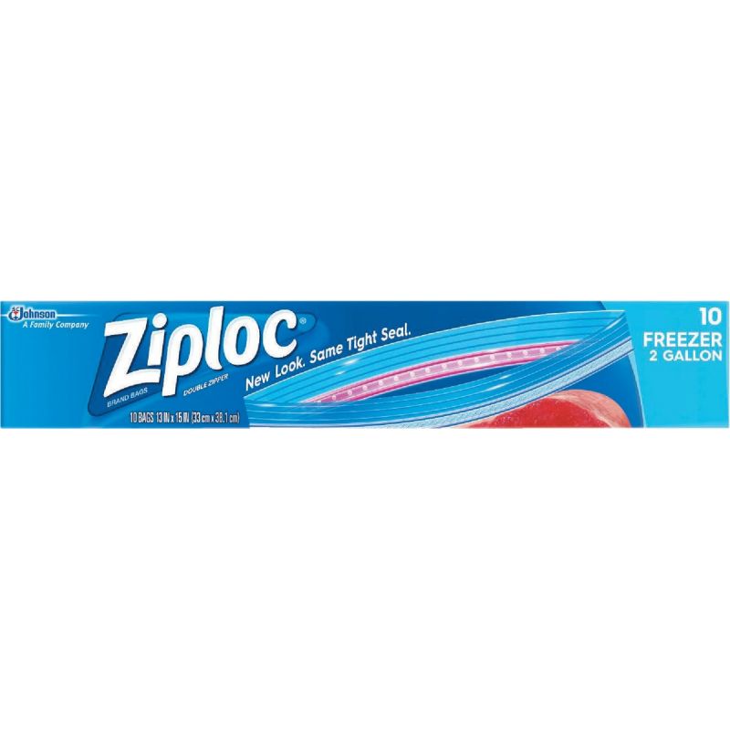 Ziploc Double Zipper Freezer Bag 2 Gal