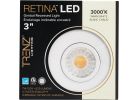 Liteline Trenz Retina 3000K Gimbal Recessed Light Kit White