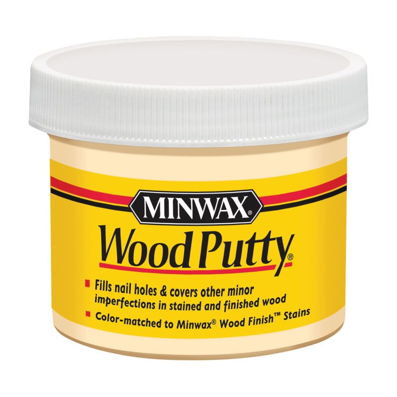 Minwax 13610000 Wood Putty, Liquid, Natural Pine, 3.75 oz Jar Natural Pine