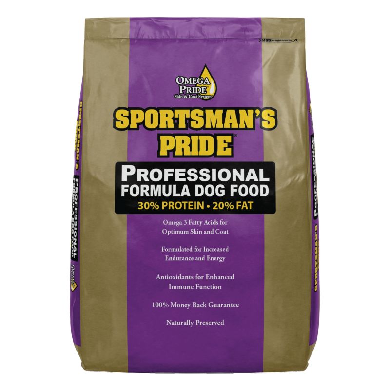 Sportsman&#039;s Pride Professional Formula 10184 Dog Food, Adult Breed, Dry, Chicken, 40 lb Bag