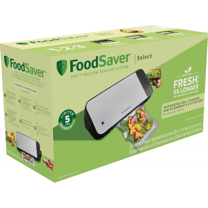 FoodSaver Dry/Moist Vacuum Food Sealer System Silver