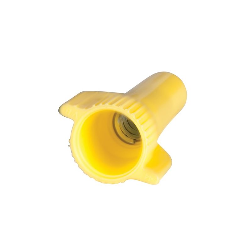 Gardner Bender WingGard 84 10-084 Wire Connector, 22 to 10 AWG Wire, Steel Contact, Polypropylene Housing Material, Yellow Yellow