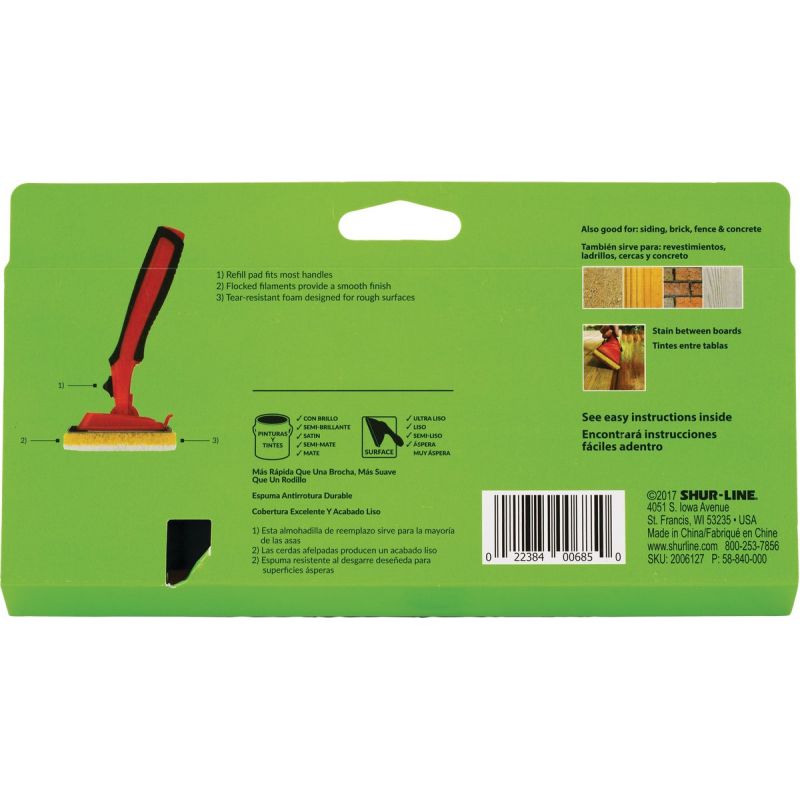 Shur-Line Deck &amp; Fence Refill Pad 9 In.