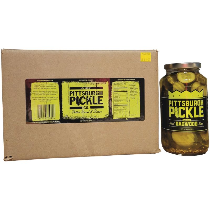 Pittsburgh Pickle Company Dagwood Pickles 24 Oz. (Pack of 6)