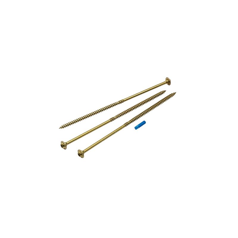 GRK Fasteners RSS 10311 Structural Screw, 3/8 in Thread, 16 in L, W-Cut Thread, Washer Head, Recessed Star Drive, Steel